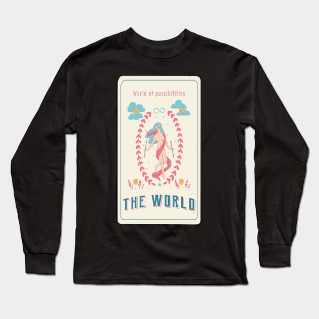 The World Long Sleeve T-Shirt by Precious Elements